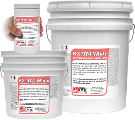 HX-974 White High Viscosity Mould Making Latex